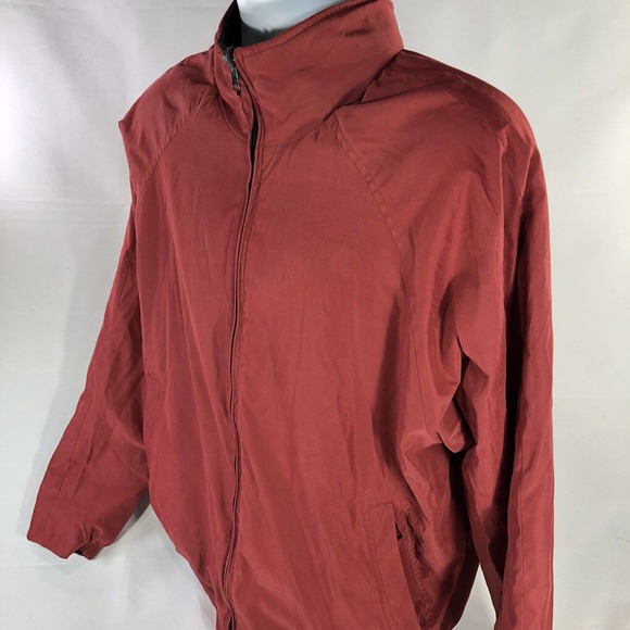 MUNSINGWEAR REVERSIBLE JACKET LARGE FLEECE FULL ZIP MOCK NECK LONG SLEEVE COAT - Picture 13 of 16